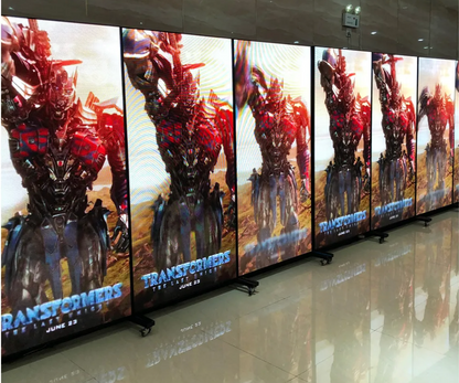 Indoor and outdoor LED advertising screen 2.5 pich. High gloss. 78.7402 height 27.5591 width.
