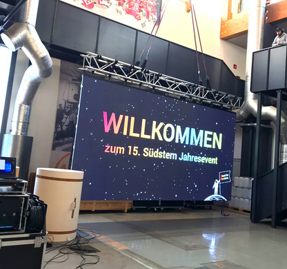 2.9 pich LED Advertising Screen, measurements length 196.85 x 78.74 high. Novastar processor. RENTAL