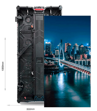 2.9 pich LED Advertising Screen, measurements length 196.85 x 78.74 high. Novastar processor. RENTAL