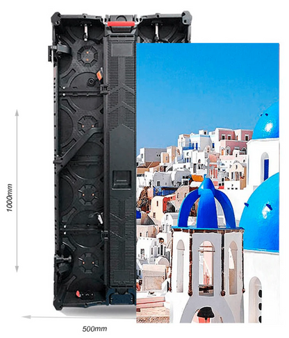 2.9 pich LED Advertising Screen, measurements length 196.85 x 78.74 high. Novastar processor. RENTAL